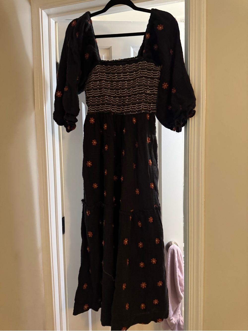 Free people Delilah smocked embroidered dress - Picture 4 of 7